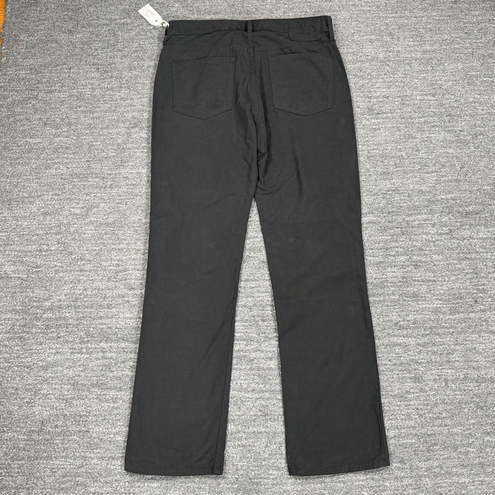Save Khaki United Sku Canvas Standard Jeans Men 33x31 Black Straight Leg Pants — image 2 of 8